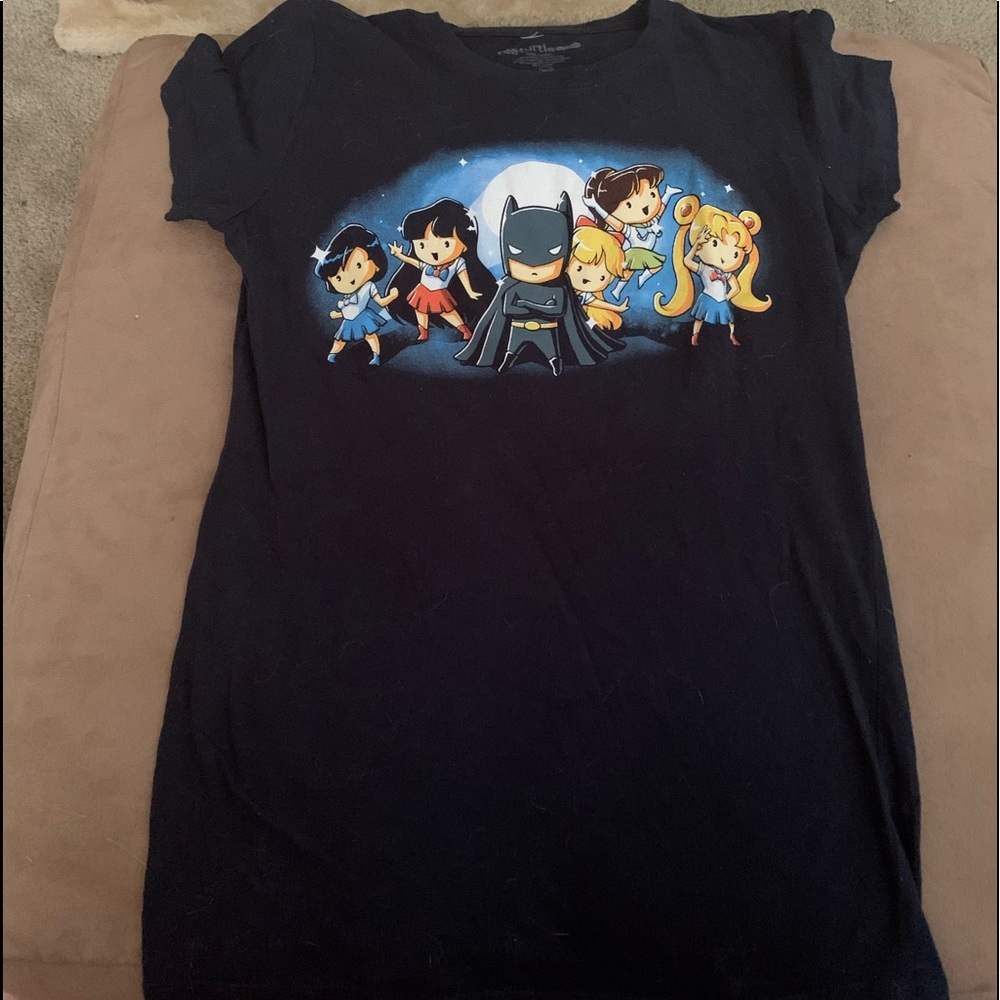 Cute superhero shirt for women size S